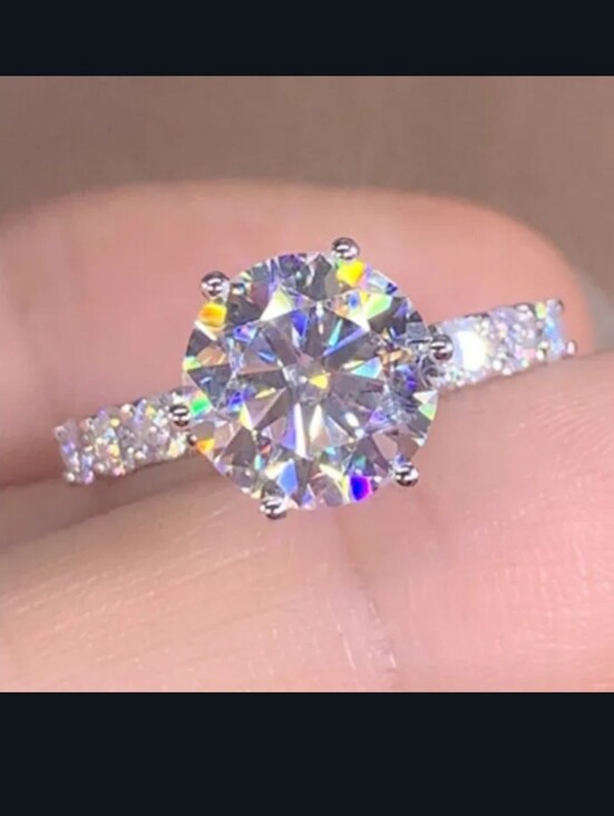 Engagement Ring Jewelry - New 1.5 Diamond 6 Prong Engagement Ring